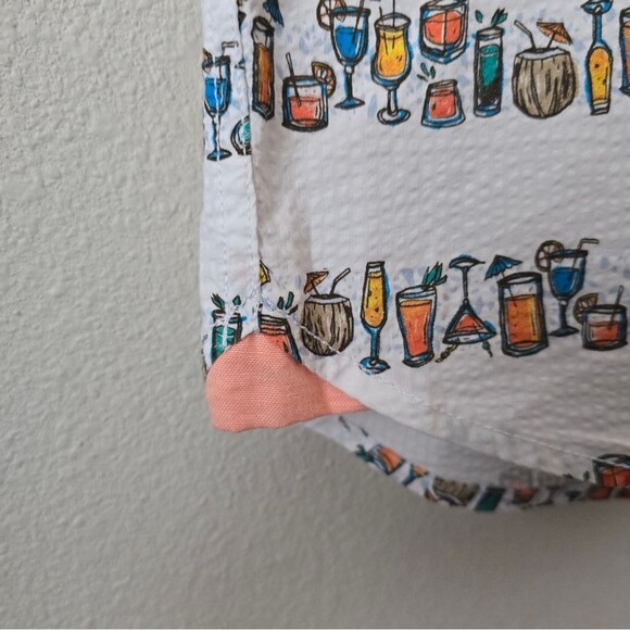 Tommy Bahama Nova Wave Cocktails Shirt Mens Size Large Button Up - Picture 4 of 6